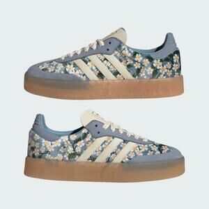 Adidas SAMBAE X LIBERTY LONDON SHOES 8.5 w Floral Blue